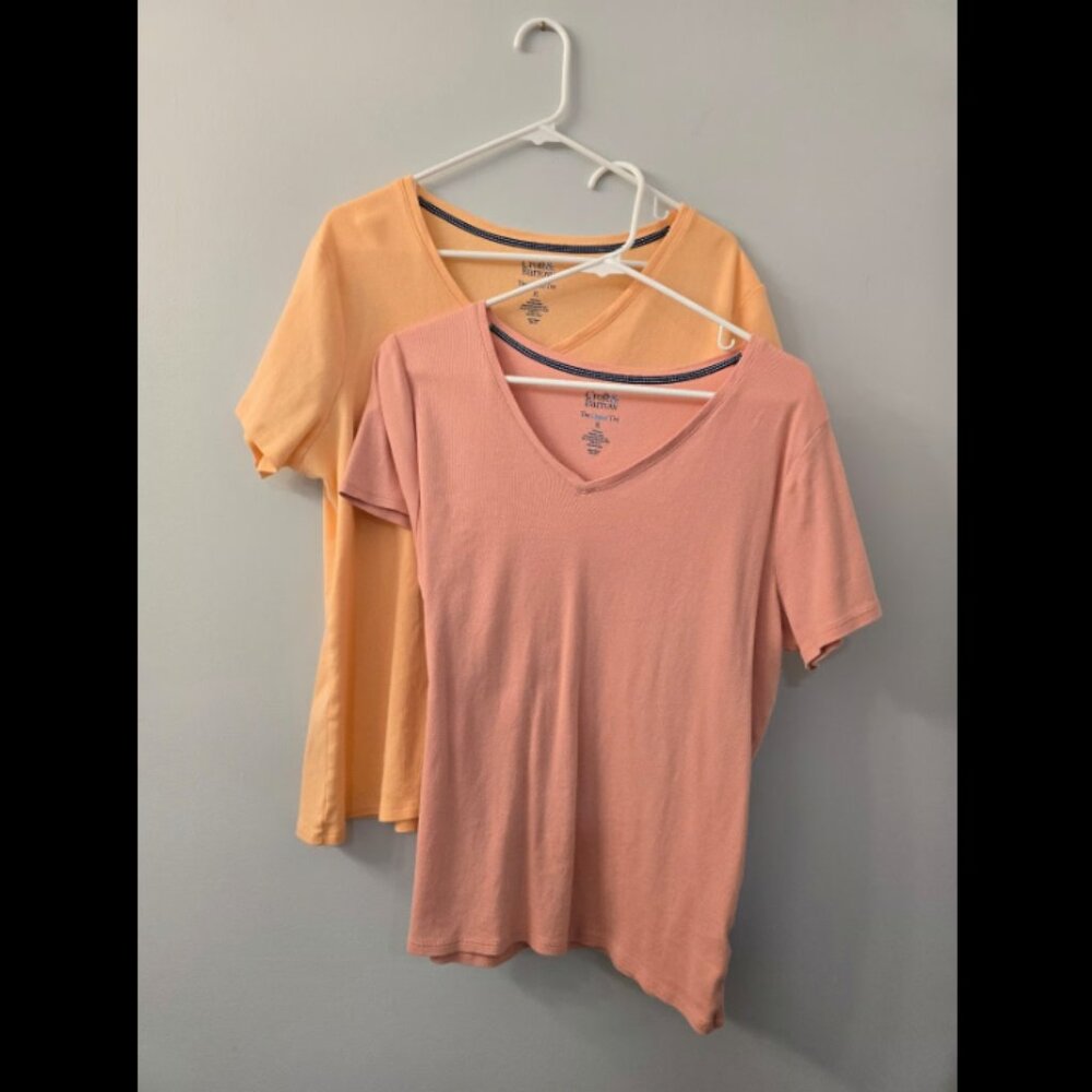 Croft and Barrow NWOT - Lot of Two Short-Sleeve Women's Tops in Size XL